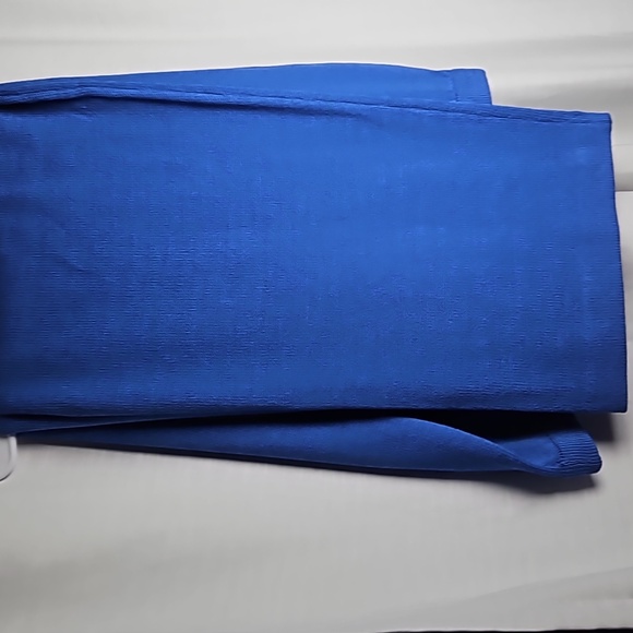 ST. JOHN COLLECTION 2pc pant suit royal blue - Picture 2 of 6